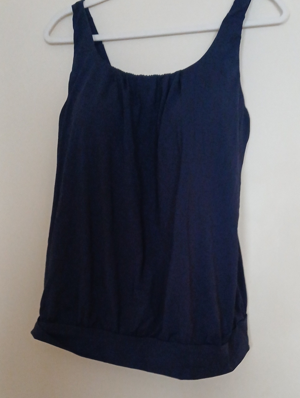 Lands' End Women's Navy Scoop Neck Tankini Top W/bottoms.